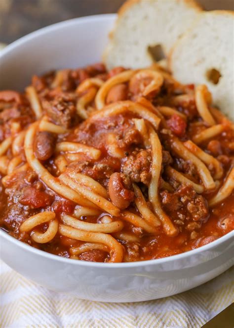 Crockpot Chili Spaghetti Recipe